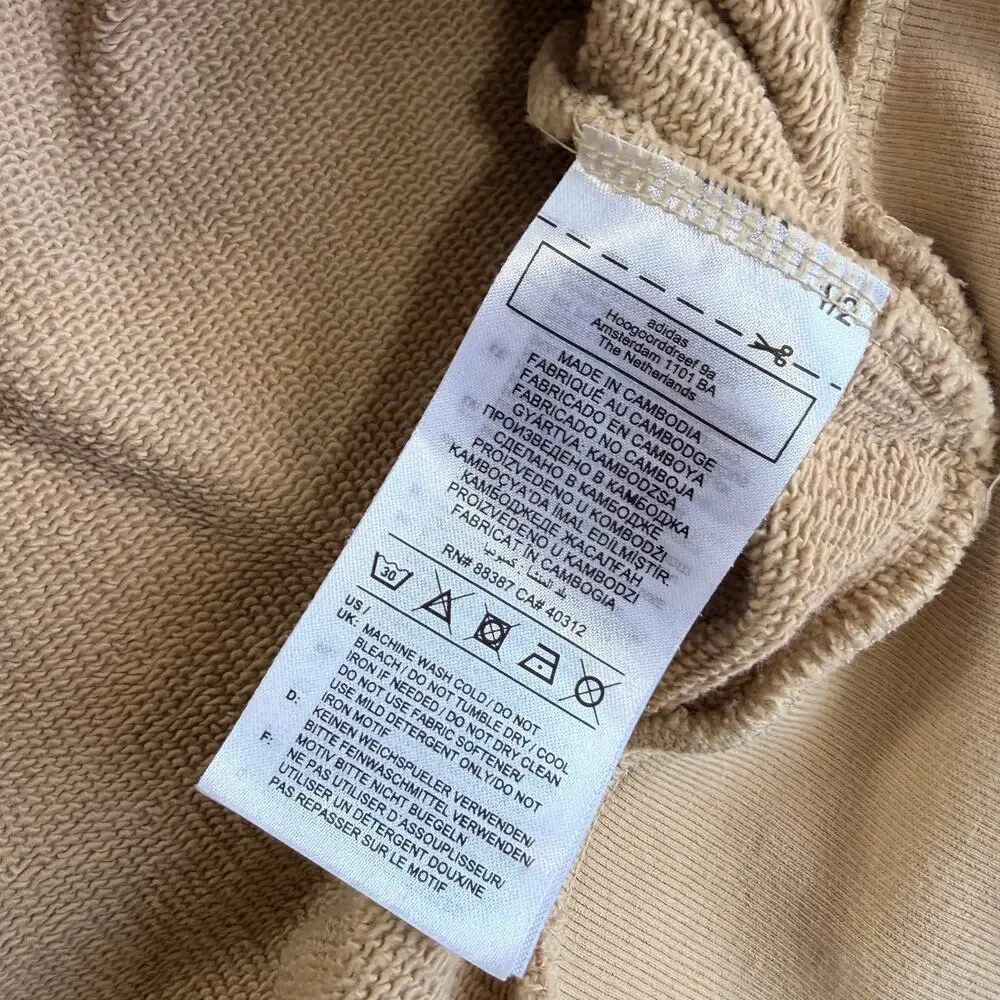 Adidas Heavy Weight Double hood hoodie Men's Large